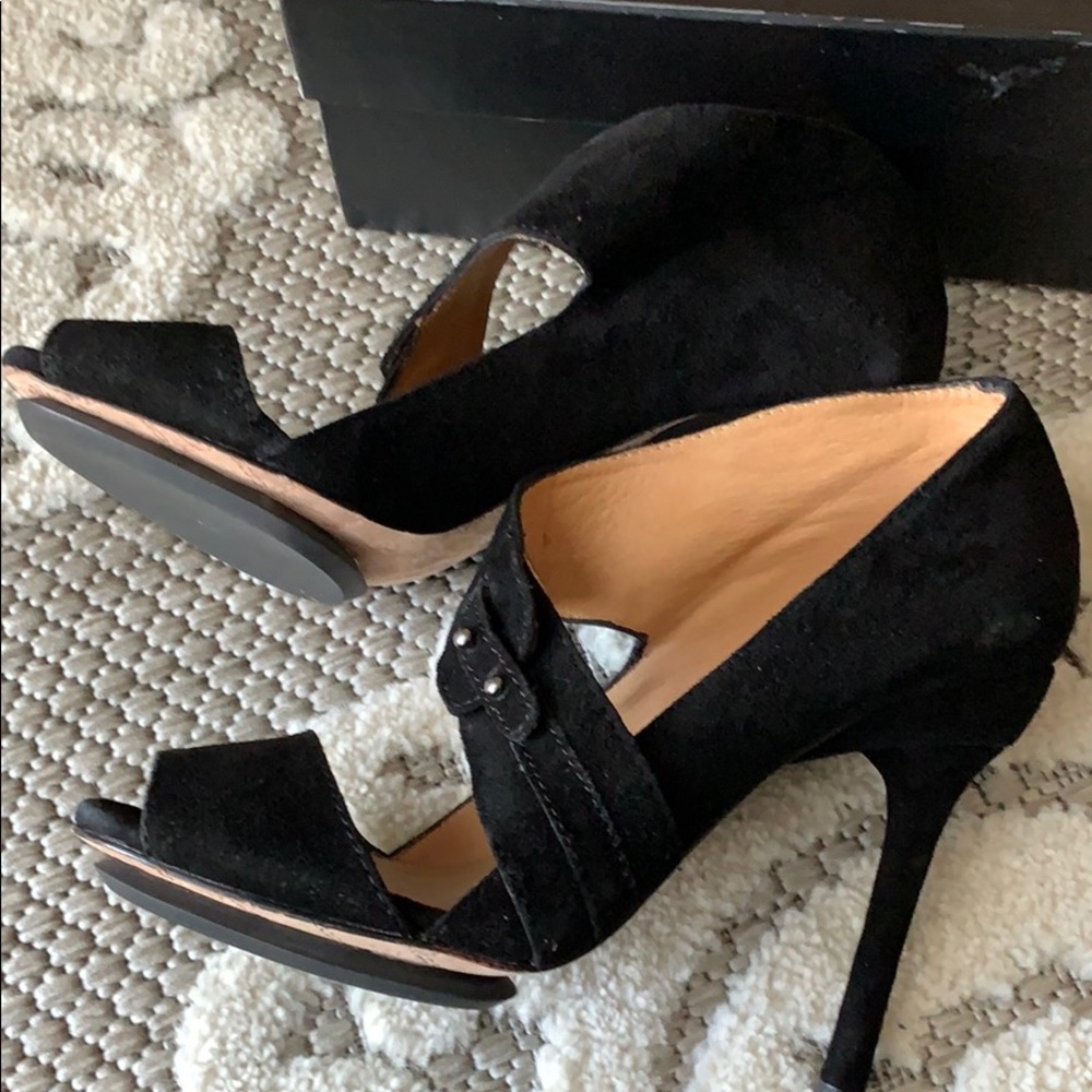LAMB NIB Penny luxury sexy heel kidskin & suede all genuine leather - Picture 5 of 8